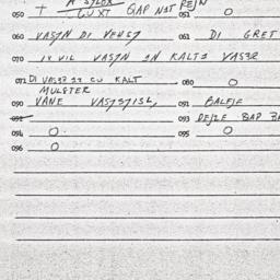 Eastern questionnaire, answ...
