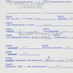 Western questionnaire, answ...