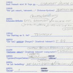Western questionnaire, answ...