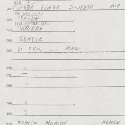 Eastern questionnaire, answ...