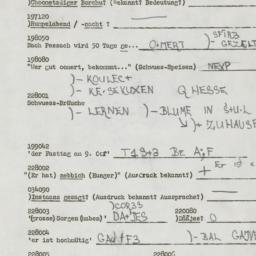 Western questionnaire, answ...