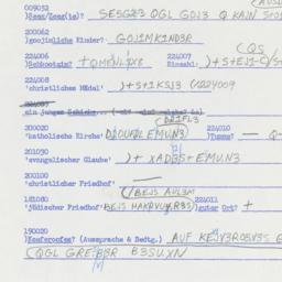 Western questionnaire, answ...
