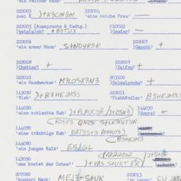 Western questionnaire, answ...
