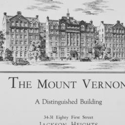 The Mount Vernon, 34-31 81 ...