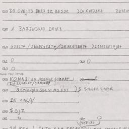 Eastern questionnaire, answ...