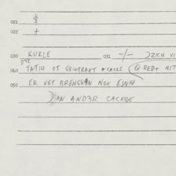 Eastern questionnaire, answ...