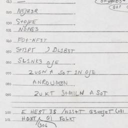 Eastern questionnaire, answ...