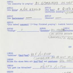 Western questionnaire, answ...