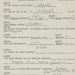 Western questionnaire, answ...