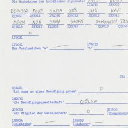 Western questionnaire, answ...
