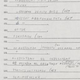 Eastern questionnaire, answ...