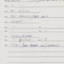 Eastern questionnaire, answ...