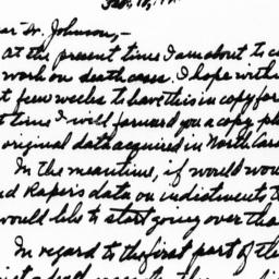 Letter from George K. Brown...