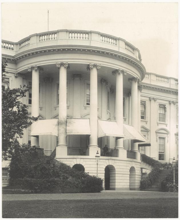 [White House, detail of South façade]
