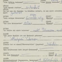 Western questionnaire, answ...