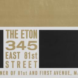 The Eton, 345 East 81 Street