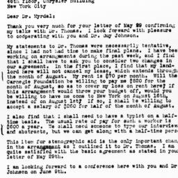 Letter from Allison Davis t...