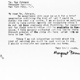 Letter from Margaret Brenma...