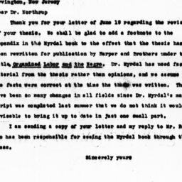 Letter from Florence Anders...