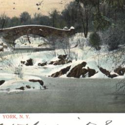 Winter Scene, Central Park,...