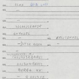 Eastern questionnaire, answ...