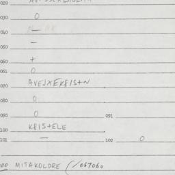 Eastern questionnaire, answ...
