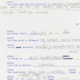 Western questionnaire, answ...