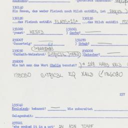 Western questionnaire, answ...