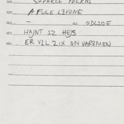 Eastern questionnaire, answ...