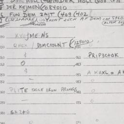 Eastern questionnaire, answ...