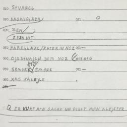 Eastern questionnaire, answ...