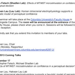 Announcements, 2013-09-17. ...