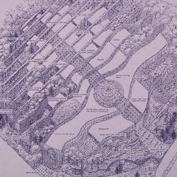 Aerial perspective drawing.
