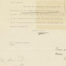 Letter with Attached Docume...