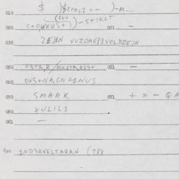 Eastern questionnaire, answ...
