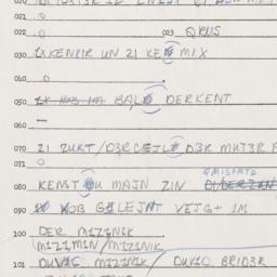 Eastern questionnaire, answ...