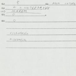 Eastern questionnaire, answ...