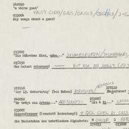 Western questionnaire, answ...