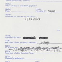 Western questionnaire, answ...