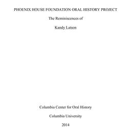 Oral history interview with...