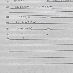 Eastern questionnaire, answ...