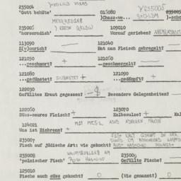 Western questionnaire, answ...