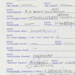 Western questionnaire, answ...