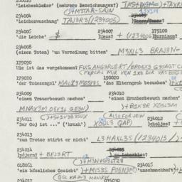 Western questionnaire, answ...