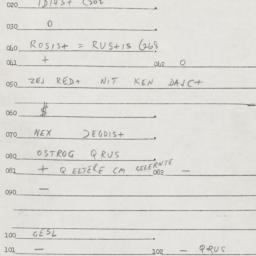 Eastern questionnaire, answ...