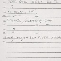 Eastern questionnaire, answ...