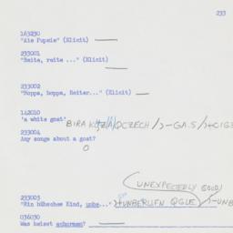 Western questionnaire, answ...