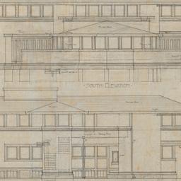 South, north elevations