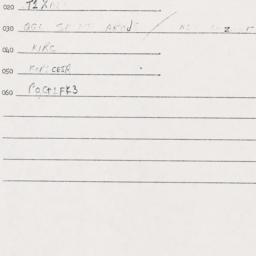 Eastern questionnaire, answ...
