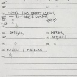 Eastern questionnaire, answ...